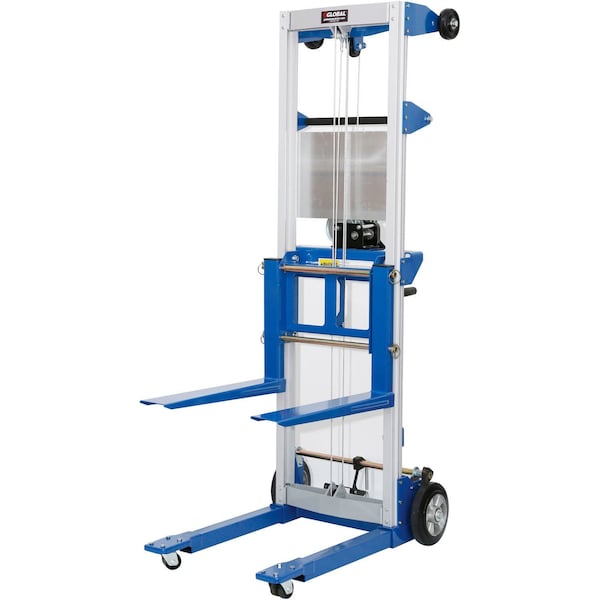 Global Industrial Lightweight Hand Operated Lift Truck, 500 Lb. Capacity Fixed Legs 989052 - main